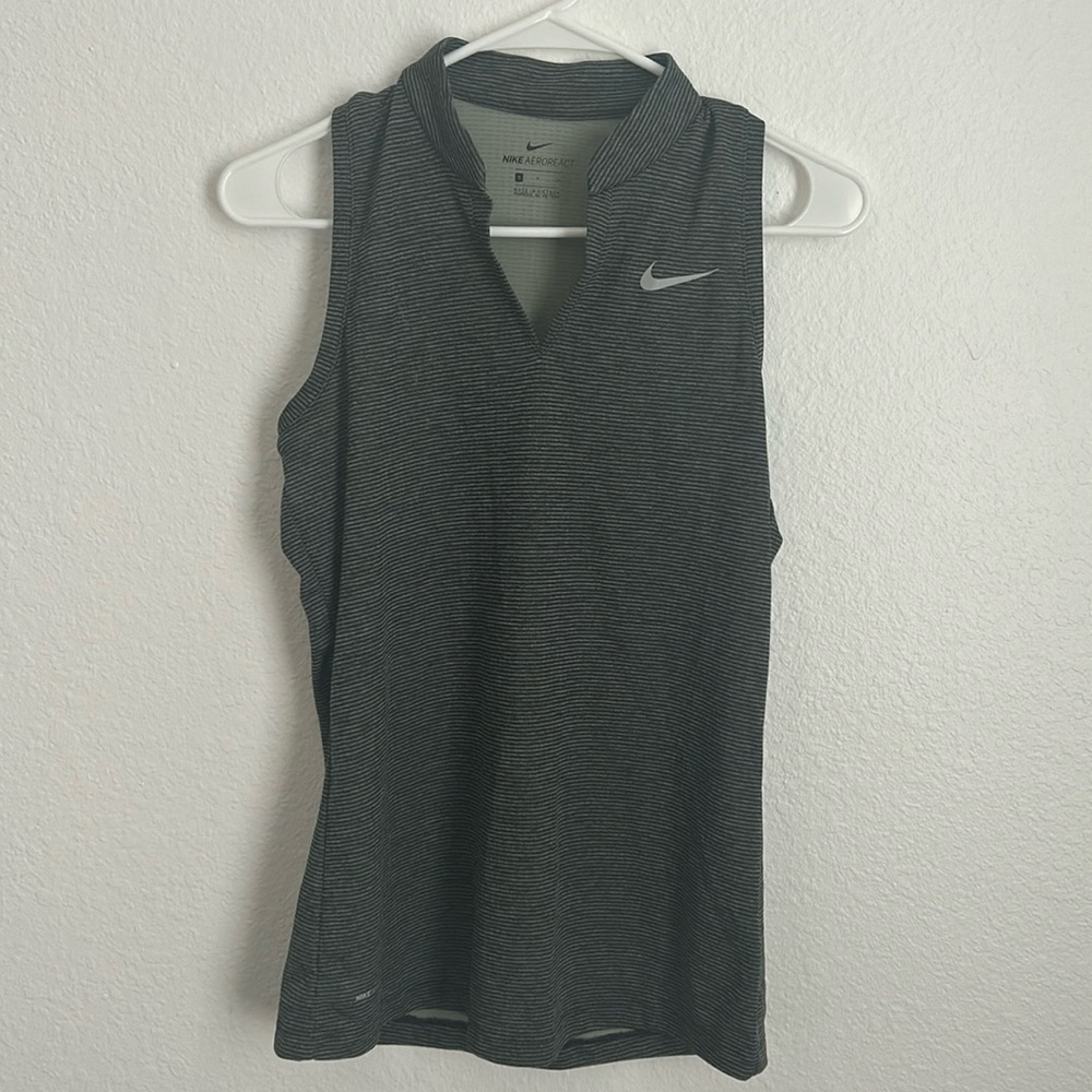 Green Nike Aeroreact tank